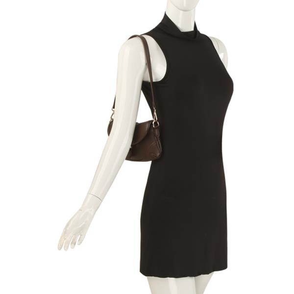 SMOOTH BUCKLE STYLE SHOULDER BAG