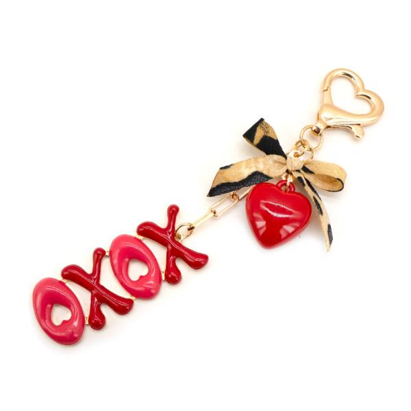 VALENTINE`S DAY LETTER HEART MIXED CHARM BAG CHARM KEYCHAIN