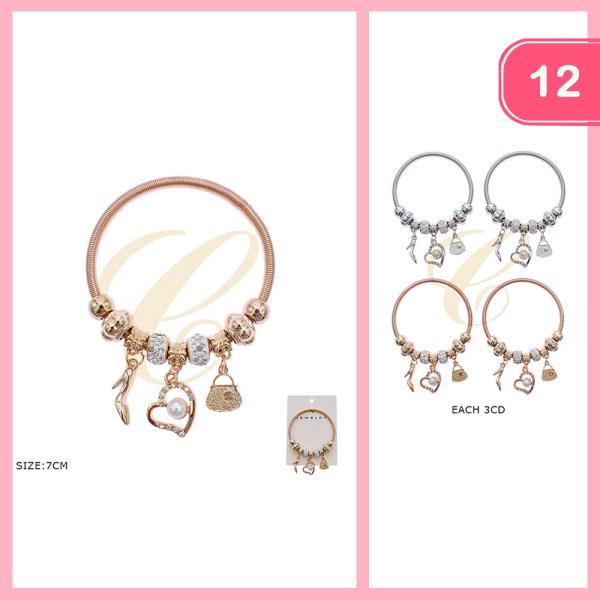 CUTE CHARM BRACELET (12 UNITS)