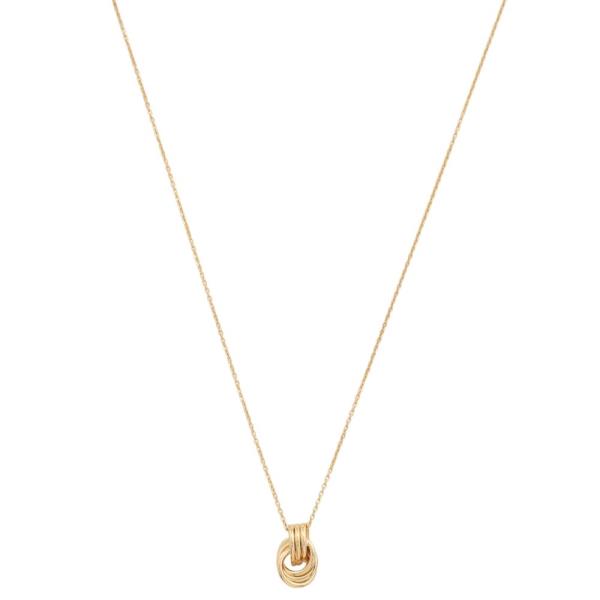 SODAJO METAL GOLD DIPPED NECKLACE