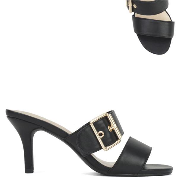 CHIC SLIDE BUCKLE POINTY HEEL 1 PAIRS