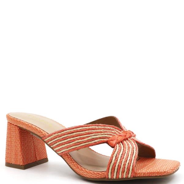 SLIDE CROSSED DESIGN HEEL 1 PAIRS