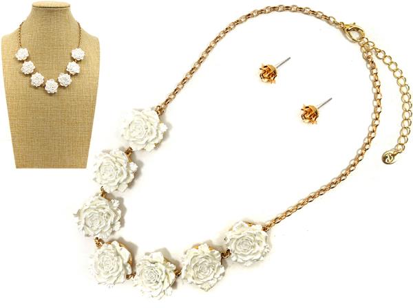 FLOWER LINK NECKLACE