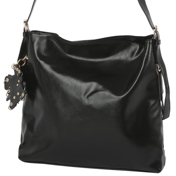 BUCKLE STUD SHOULDER CROSSBODY BAG