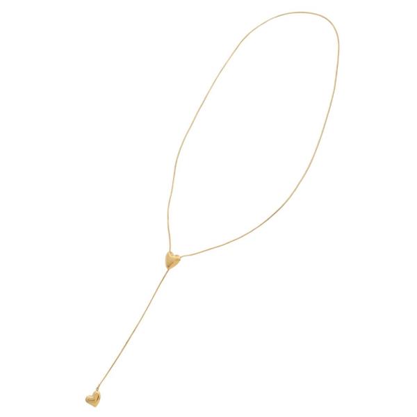 SECRET BOX  DROP HEART STAINLESS STEEL NECKLACE