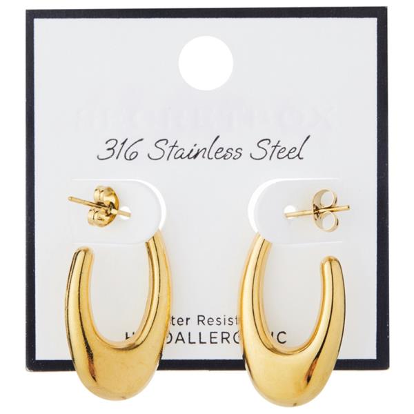 SECRET BOX  STAINLESS STEEL EARRINGS