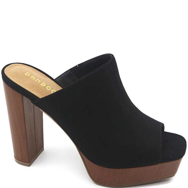 CHIC CURVE OPEN TOE SLIP WIDE HEEL 1 PAIR