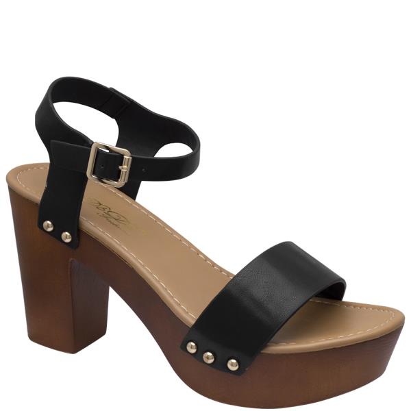 OPEN TOE STRAP ANKLE HEEL 1 PAIR