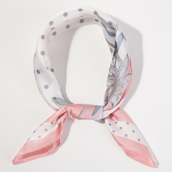 DOTTED DAISY PRINT BANDANA