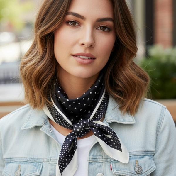 POLKA DOTS PRINT BANDANA