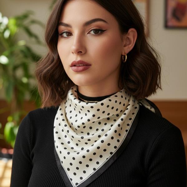 POLKA DOTS PRINT BANDANA
