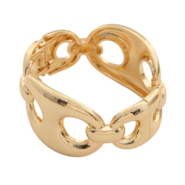 OVAL LINK METAL BRACELET