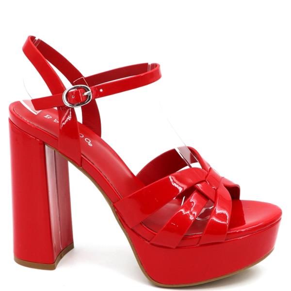 WOVEN STRAPPY  PLATFORM HEEL 1 PAIR