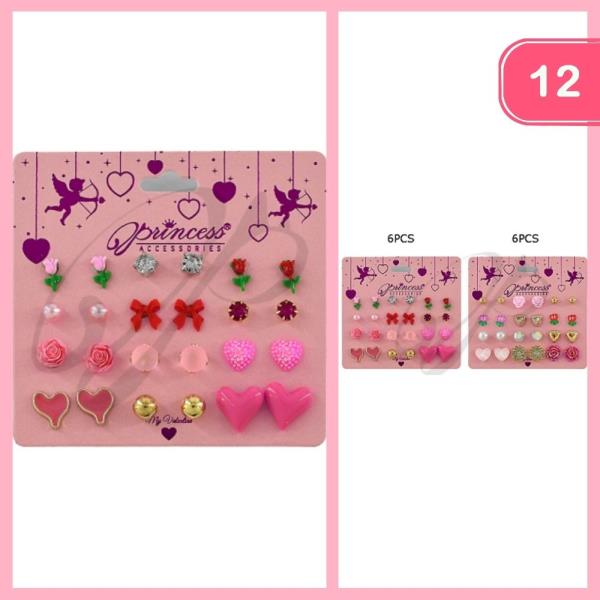 CUTE VALENTINES DAY POST EARRING SET