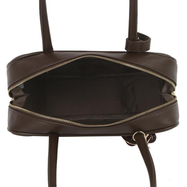 SMOOTH SHOULDER BAG W CHERRY KEYCHAIN