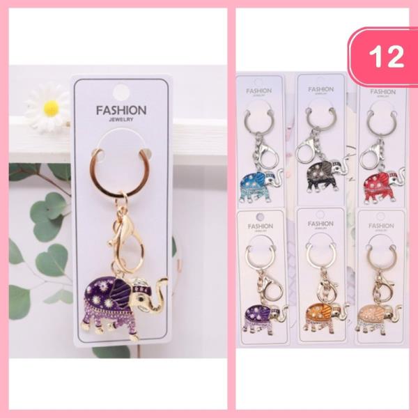 ELEPHANT KEYCHAIN (12 UNITS)