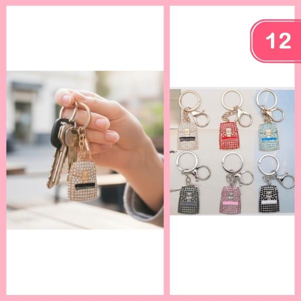 RHINESTONE KEYCHAIN (12 UNITS)