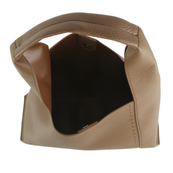 2IN1 PLAIN TEXTURED SHOULDER BAG W POUCH SET