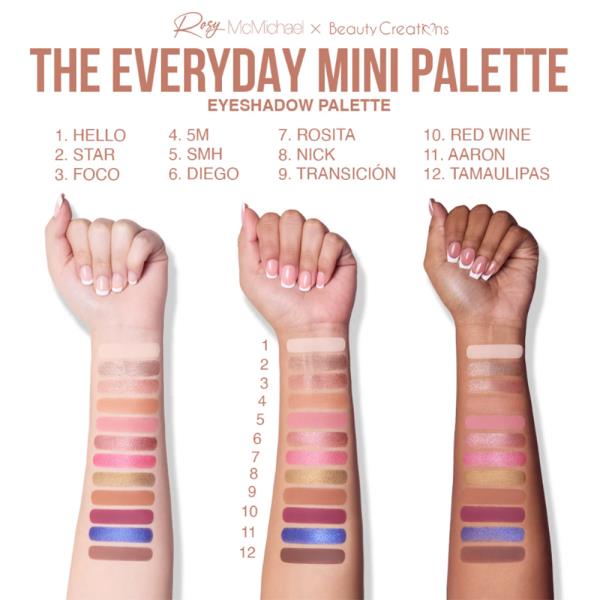 BEAUTY CREATIONS X ROSY MCMICHAEL THE EVERYDAY MINI PALETTE