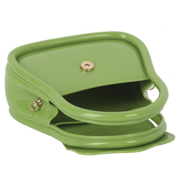 PLAIN COLOR HANDLE CROSSBODY BAG