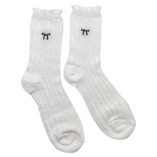 RIBBON CREW SOCKS