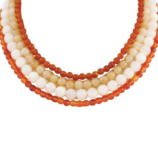 BEAD MULTI STRAND NECKLACE