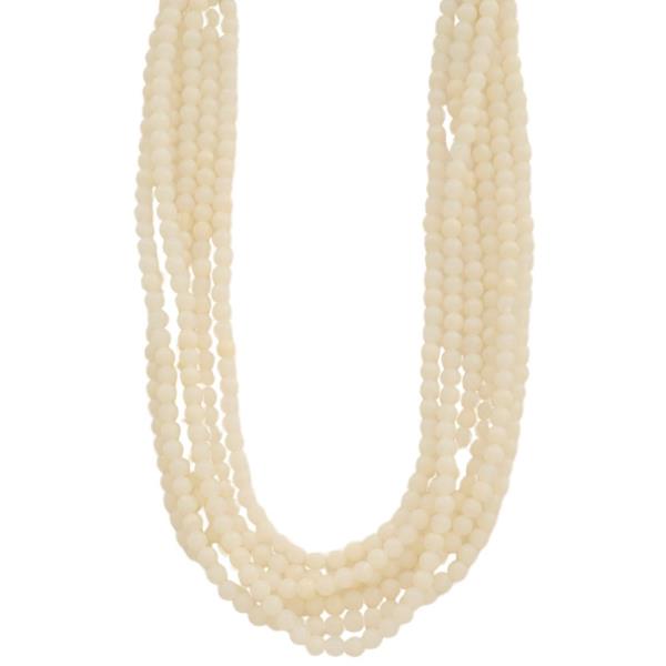 BEAD MULTI STRAND NECKLACE