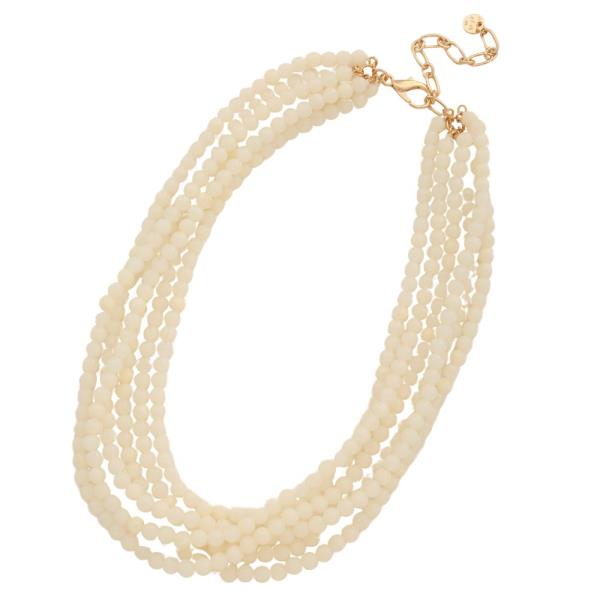 BEAD MULTI STRAND NECKLACE
