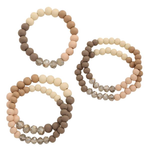MIXED BEAD BRACELET SET