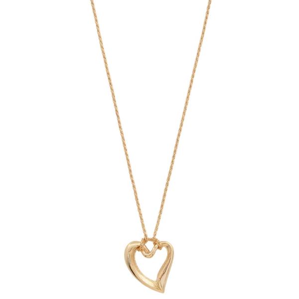 ABSTRACT HEART METAL NECKLACE