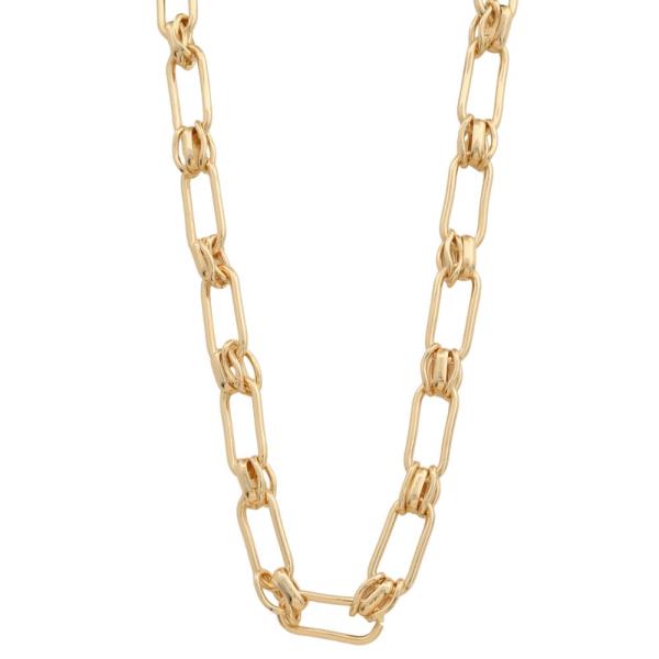 STADIUM LINK CHUNKY CHAIN NECKLACE