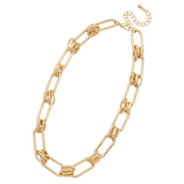 STADIUM LINK CHUNKY CHAIN NECKLACE