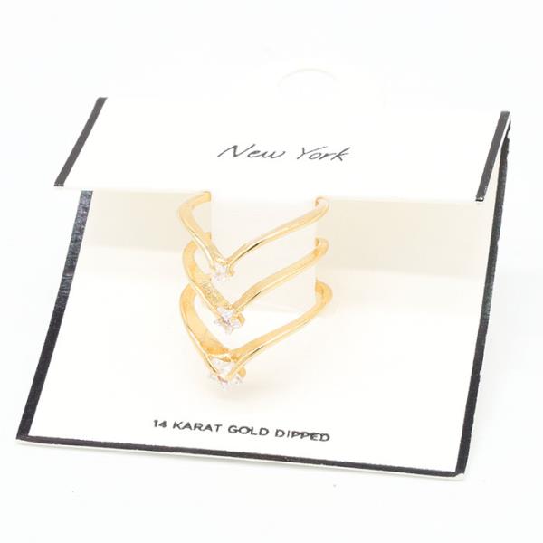 14K GOLD DIPPED RING SET