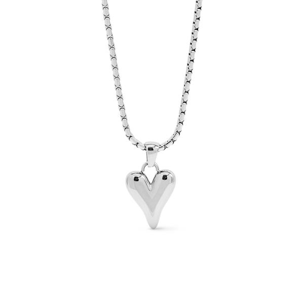 STAINLESS STEEL HEART NECKLACE