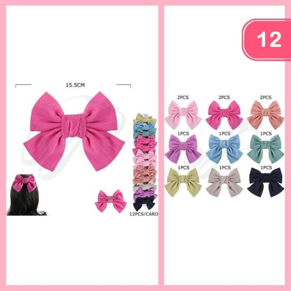 HAIR BOW (12 UNITS)