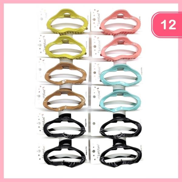 HAIR CLAW CLIP (12 UNITS)