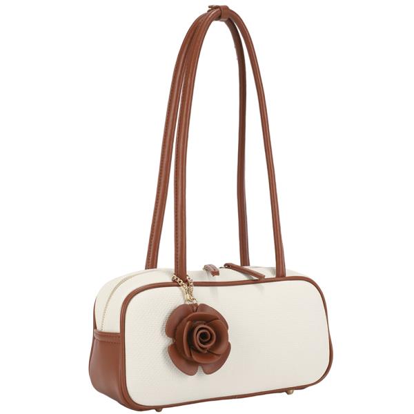 MODERN FLORAL SHOULDER BAG