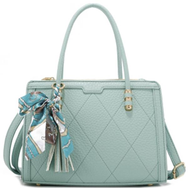 QUILTED DESIGN SATCHEL BAG