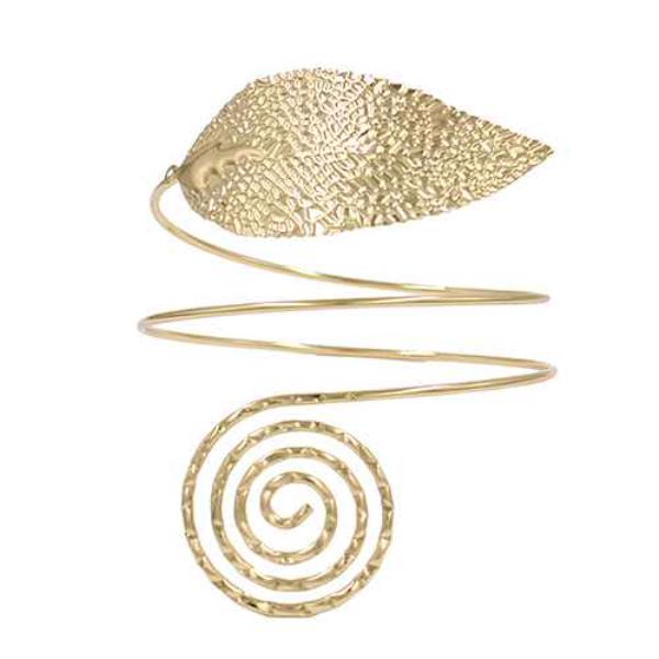 METAL SPIRAL ARM CUFF BRACELET