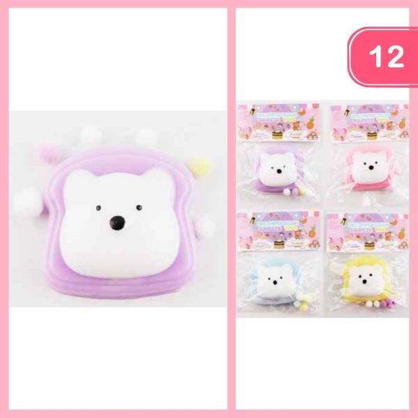 CUTE ANIMAL SQUEEZE TOY  (12 UNITS)