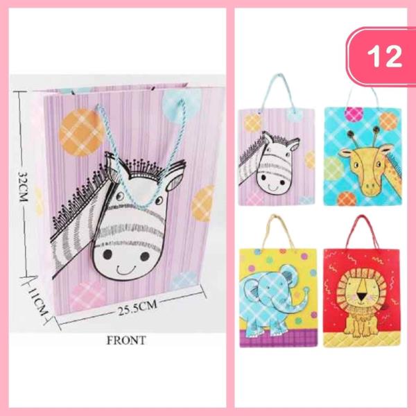 ANIMAL GIFT BAG (12 UNITS)