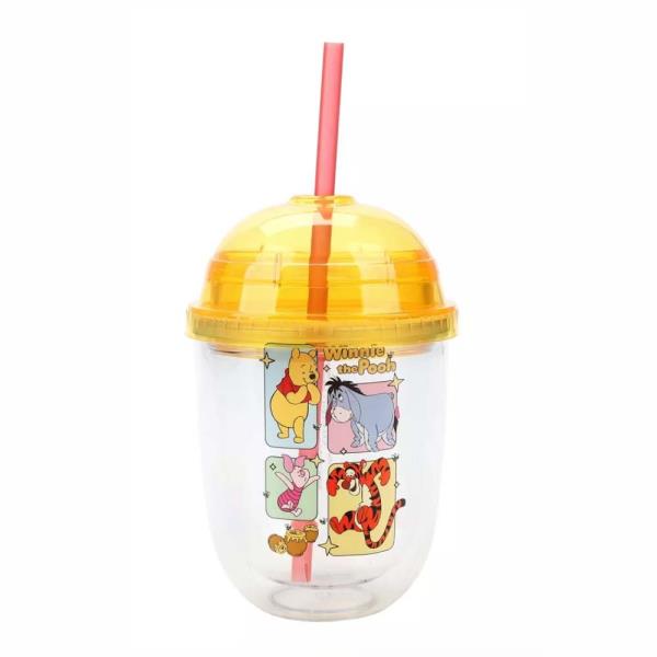POOH TUMBLER CUP WITH STRAW