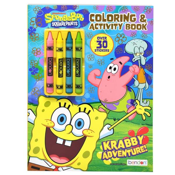 SPONGEBOB COLORING & ACTIVITY BOOK