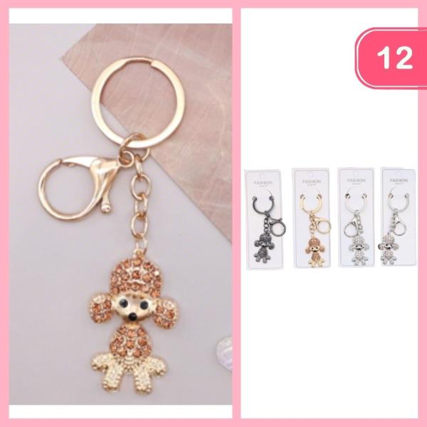 RHINESOTNE DOG KEYCHAIN (12 UNITS)