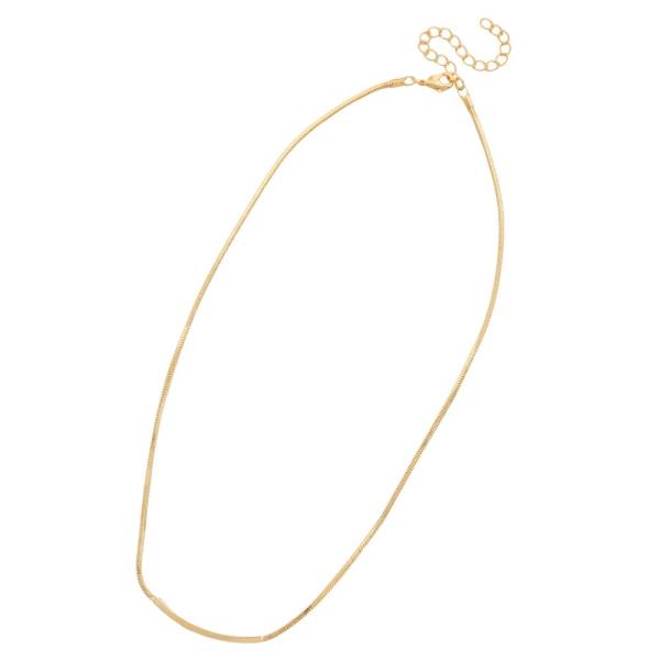 SODAJO METAL GOLD DIPPED NECKLACE