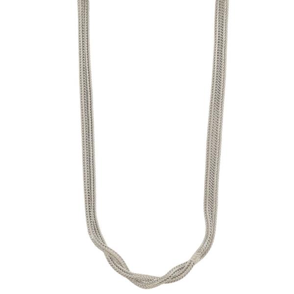 SODAJO ROPE LINK TWISTED METAL GOLD DIPPED NECKLACE