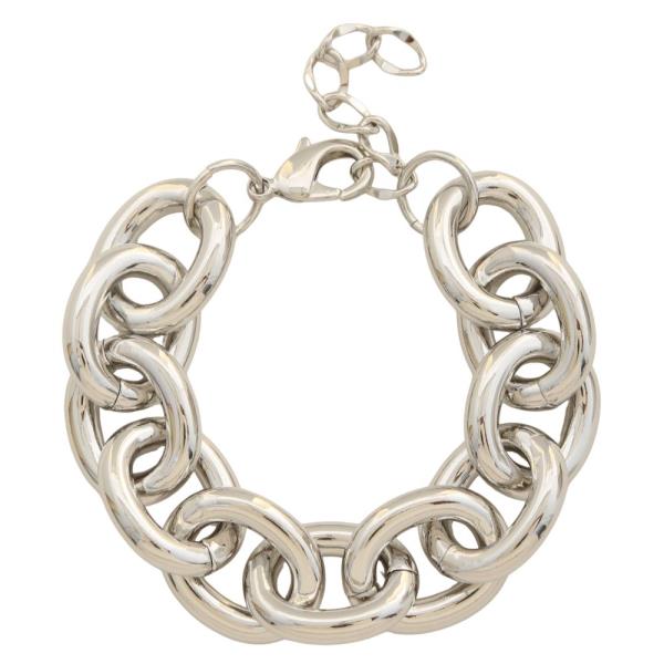 SODAJO CIRCLE LINK GOLD DIPPED BRACELET