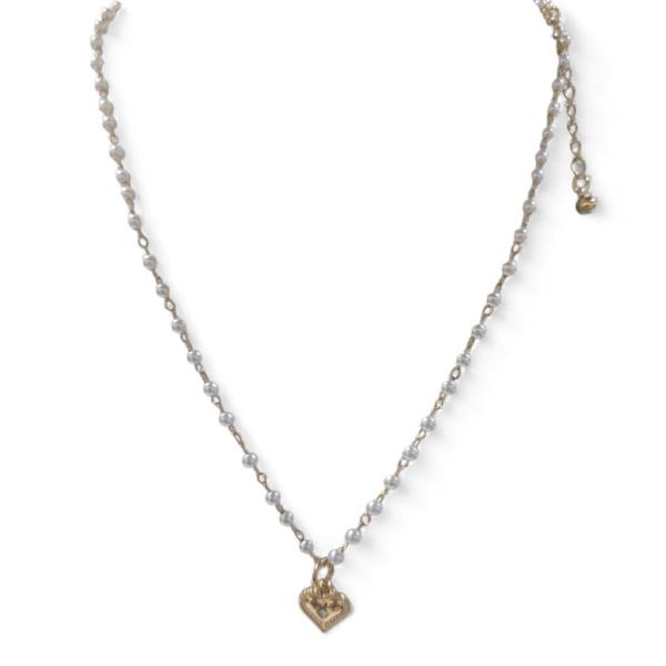 MINI HEART PENDANT DELICATE CHAIN NECKLACE