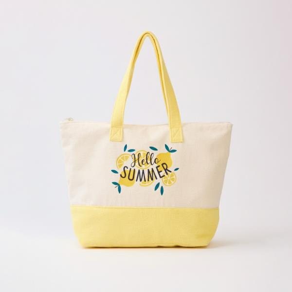 HELLO SUMMER TERRY TOTE BEACH BAG