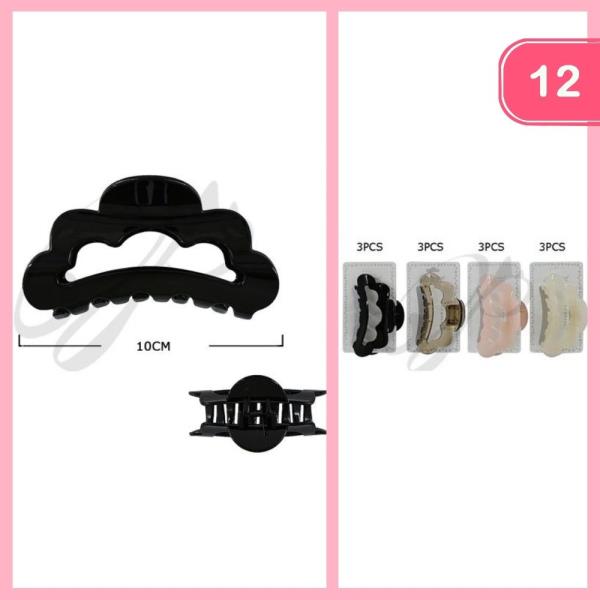 HAIR CLAW CLIP (12 UNITS)